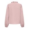JDY - RACHEL LIFE L/S PINTUCK TOP | ADOBE ROSE