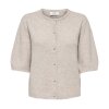 JDY - RUE LIFE 2/4 PEARL CARDIGAN | CHATEAU GRAY
