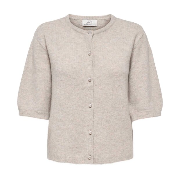 JDY - RUE LIFE 2/4 PEARL CARDIGAN | CHATEAU GRAY