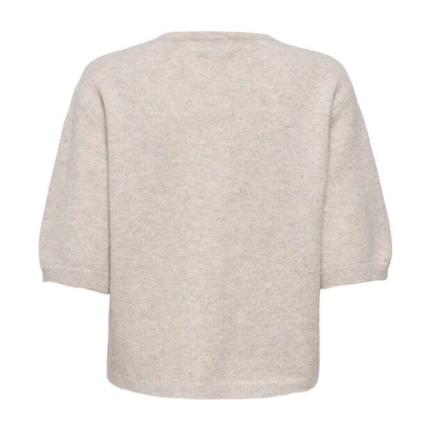 JDY - RUE LIFE 2/4 PEARL CARDIGAN | CHATEAU GRAY