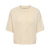 JDY - LINEA S/S PULLOVER O-NECK KNIT | BIRCH JDY - LINEA S/S PULLOVER O-NECK KNIT | BIRCH