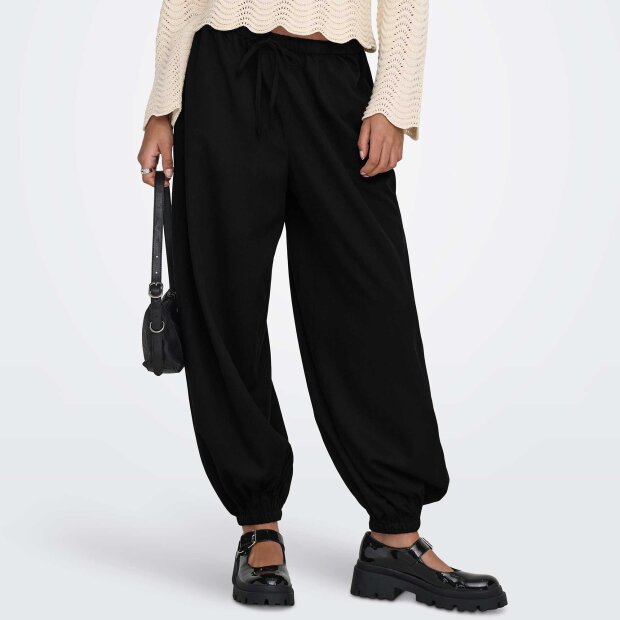 JDY - PALOMA MW LOOSE PANTS | BLACK