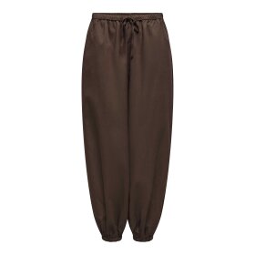 JDY - PALOMA MW LOOSE PANTS | DARK EARTH