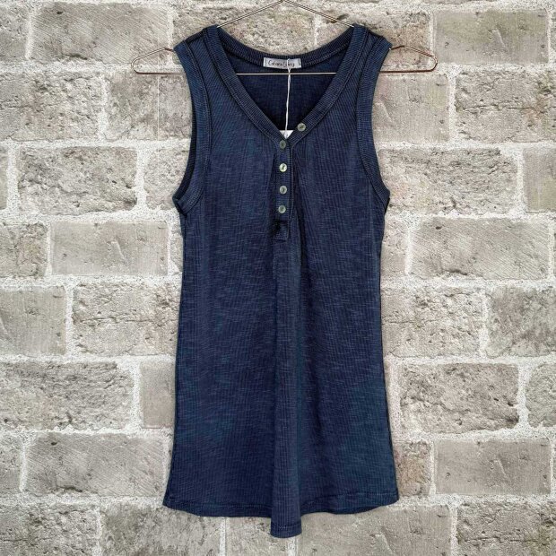 CABANA LIVING - LESTER TOP | NAVY