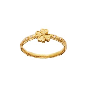 MAANESTEN - CLOVER RING | FORGYLDT