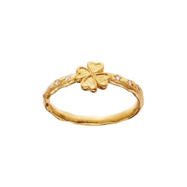 MAANESTEN - CLOVER RING | FORGYLDT