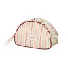 MAANESTEN - MAKEUP BAG MEDIUM SUMMER STRIPES PEACH