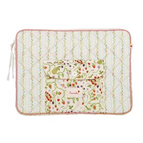 MAANESTEN - ALESEA COMPUTER SLEEVE SUMMER STRIPES BLUE