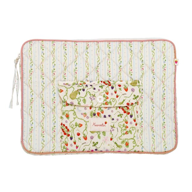 MAANESTEN - ALESEA COMPUTER SLEEVE SUMMER STRIPES BLUE