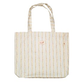 MAANESTEN - CANVAS TOTEBAG SUMMER STRIPES BLUE