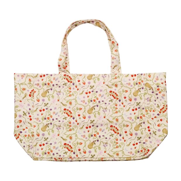 MAANESTEN - BIG CANVAS TOTEBAG GARDEN MAGIC IVORY