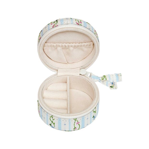 MAANESTEN - ROUND JEWELRY BOX - SMALL GARDEN MAGIC IVORY