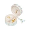MAANESTEN - ROUND JEWELRY BOX - SMALL GARDEN MAGIC IVORY