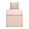 MAANESTEN - DUVET & PILLOWCASE SET SUMMER STRIPE PEACH