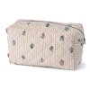 WHEAT - WASH BAG LARGE ZIGGI | ROSE SHADOW FLOWERS