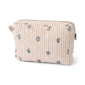 WHEAT - WASH BAG SMALL ZIGGY | ROSE SHADOW FLOWERS