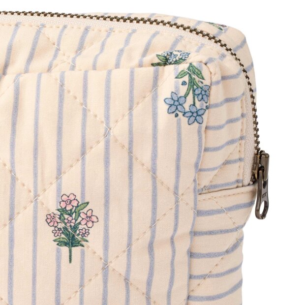 WHEAT - WASH BAG SMALL ZIGGY | ROSE SHADOW FLOWERS