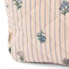 WHEAT - WASH BAG SMALL ZIGGY | ROSE SHADOW FLOWERS