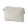WHEAT - WASH BAG SMALL ZIGGY | BLUE OCEAN STRIPE