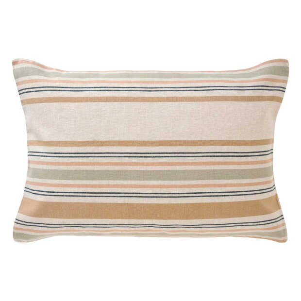 IB LAURSEN - PUDE HØRFARVET 50X70 CM | ROSA/LYSEGRØN/GRØN