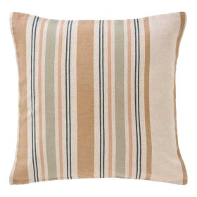 IB LAURSEN - PUDE HØRFARVET 50X50 CM | ROSA/LYSEGRØN/GRØN