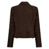 DEPECHE - SAVANNA SUEDE BLAZER | DUSTY BROWN