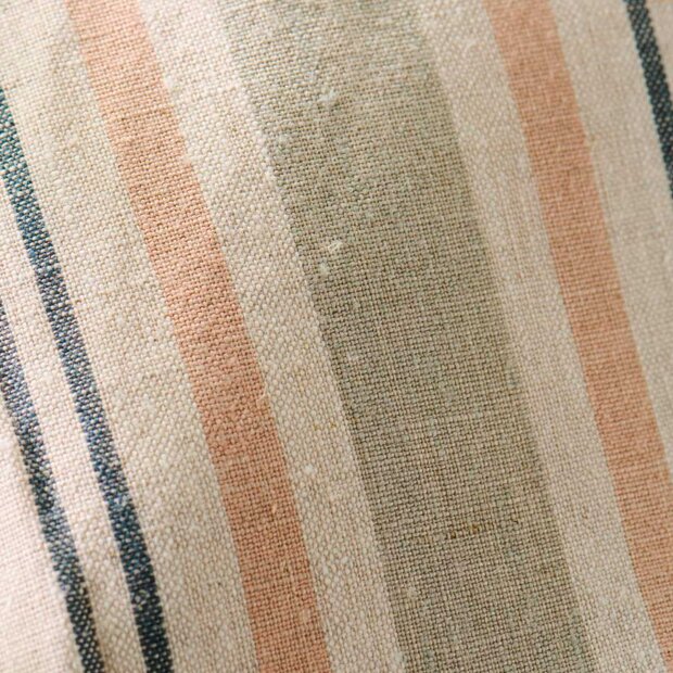 IB LAURSEN - PUDE HØRFARVET 50X50 CM | ROSA/LYSEGRØN/GRØN