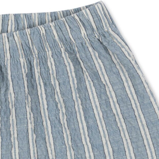 KONGES SLØJD - ELLIOT SHORTS | TRIO BLEU STRIPE