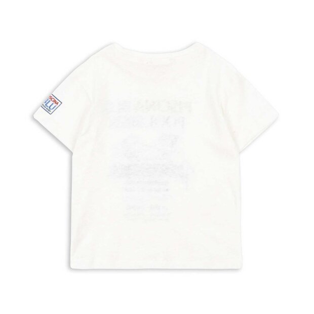 KONGES SLØJD - ERA TEE | OFF WHITE/PISCINA