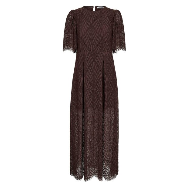 CO COUTURE - LETI LACE MAXI DRESS | DARK BROWN