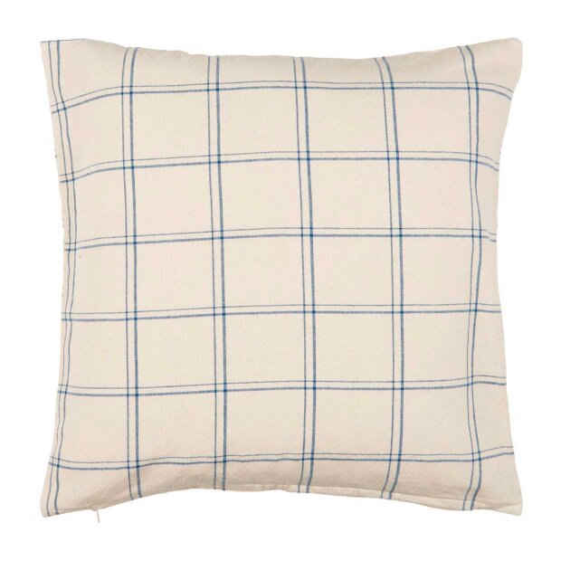 IB LAURSEN - PUDE EBBE NATUR 50X50 CM | MØRKEBLÅ TERN