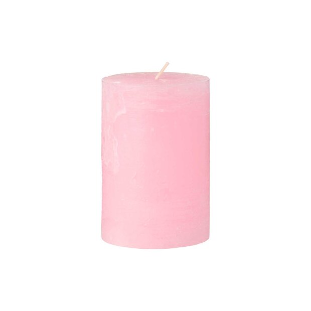 IB LAURSEN - STEARINLYS - RUSTIK H10CM Ø6,8CM | LYSERØD