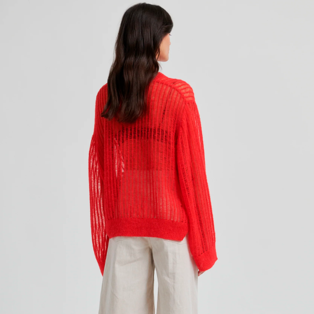 SECOND FEMALE - GEORGINA KNIT O-NECK | POINCIANA