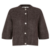 SECOND FEMALE - ANDREA KNIT RIB CARDIGAN | CHOCOLATE TORT