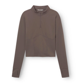 RETHINKIT STUDIOS - BUTTER SOFT HALF ZIP | DARK BROWN