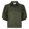 NEO NOIR - ETTA POPLIN SHIRT | ARMY