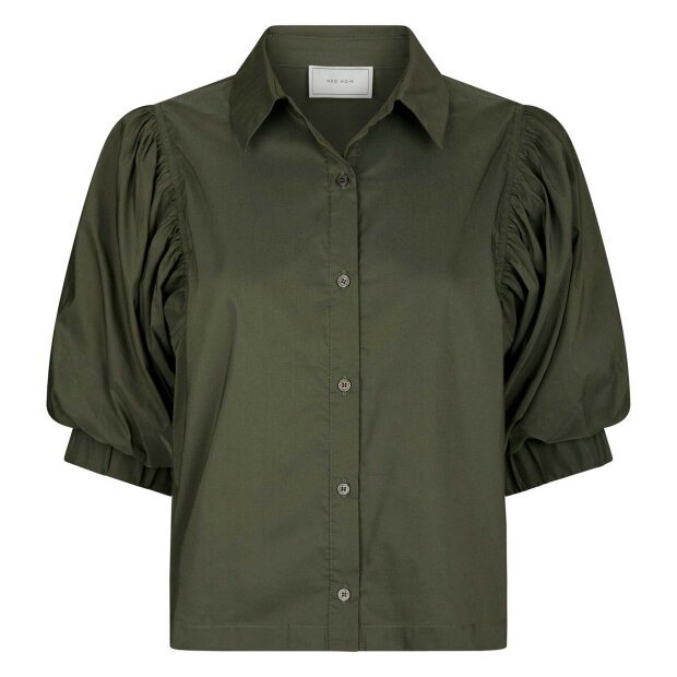 NEO NOIR - ETTA POPLIN SHIRT | ARMY