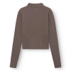 RETHINKIT STUDIOS - BUTTER SOFT HALF ZIP | DARK BROWN