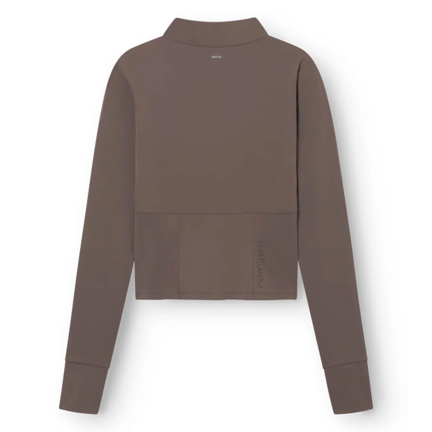 RETHINKIT STUDIOS - BUTTER SOFT HALF ZIP | DARK BROWN