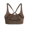 RETHINKIT STUDIOS - BUTTER SOFT SPORTS BRA SEINNA | DARK BROWN