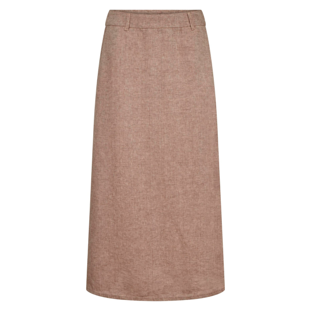 BRUUN & STENGADE - JOLANDA REGULAR FIT SKIRT | BROWN