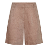 BRUUN & STENGADE - KRICIA REGULAR FIT SHORTS | BROWN