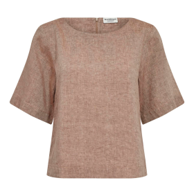 BRUUN & STENGADE - LUCIANNE REGULAR FIT TOP | BROWN