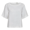 BRUUN & STENGADE - LUCIANNE REGULAR FIT TOP | WHITE