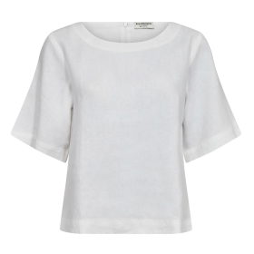 BRUUN & STENGADE - LUCIANNE REGULAR FIT TOP | WHITE