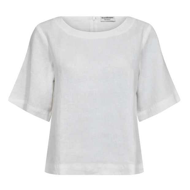 BRUUN & STENGADE - LUCIANNE REGULAR FIT TOP | WHITE