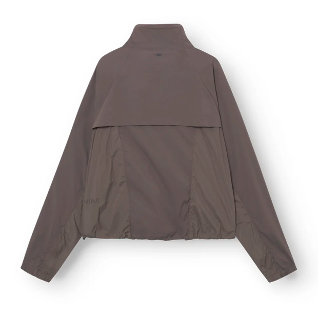 RETHINKIT STUDIOS - TRACK JACKET OVERSIZED | DARK BROWN