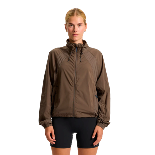 RETHINKIT STUDIOS - TRACK JACKET OVERSIZED | DARK BROWN