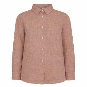 BRUUN & STENGADE - MARIETTA REGULAR FIT SHIRT | BROWN