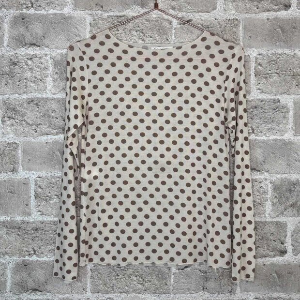 CABANA LIVING - DOT CASH | CREME/BROWN